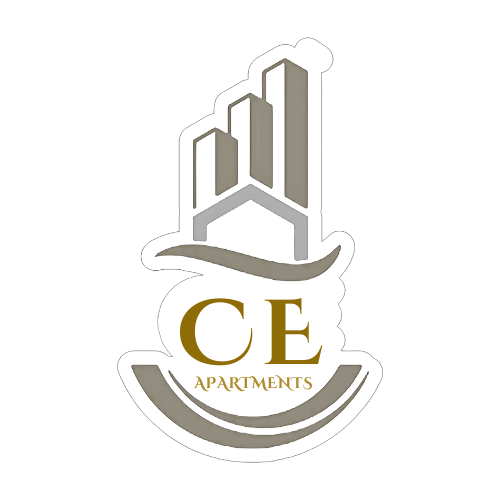 CE LOGO WHITE & GOLD